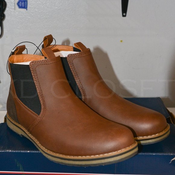 Izod BROWN‎ Men\'s Lucas Pull-On Chukka Leather Boot main image 7